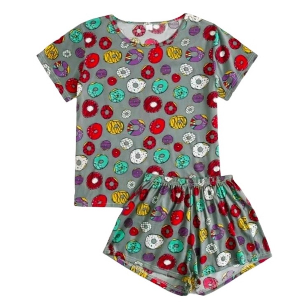 🎉 SHEIN Donut Short Pajama Set, size M